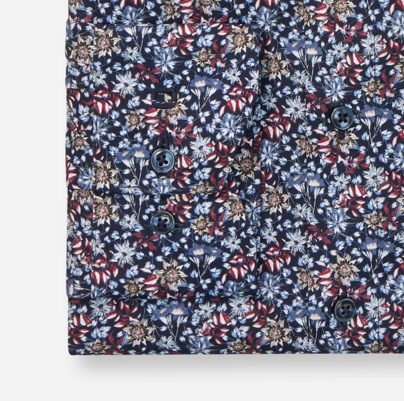 OLYMP X-TALL Modern Fit Long Sleeve Shirt - Mini Floral