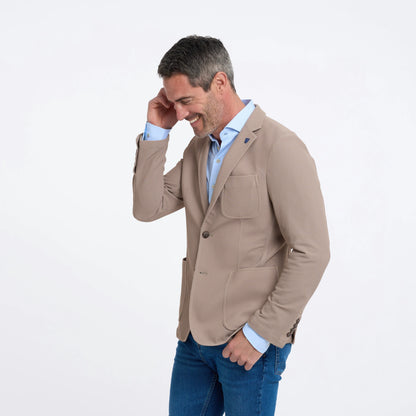 Super Stretch Travel Jacket - Beige