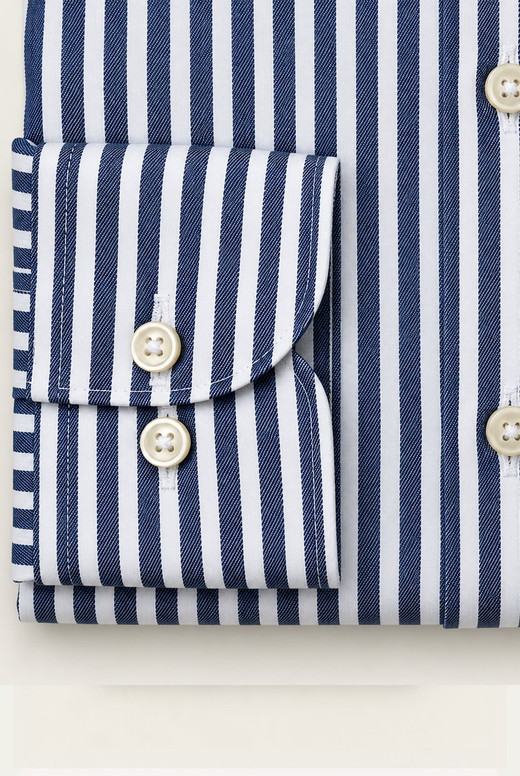 Luxor Business shirt, Modern Fit, New Kent - Marine Stripe