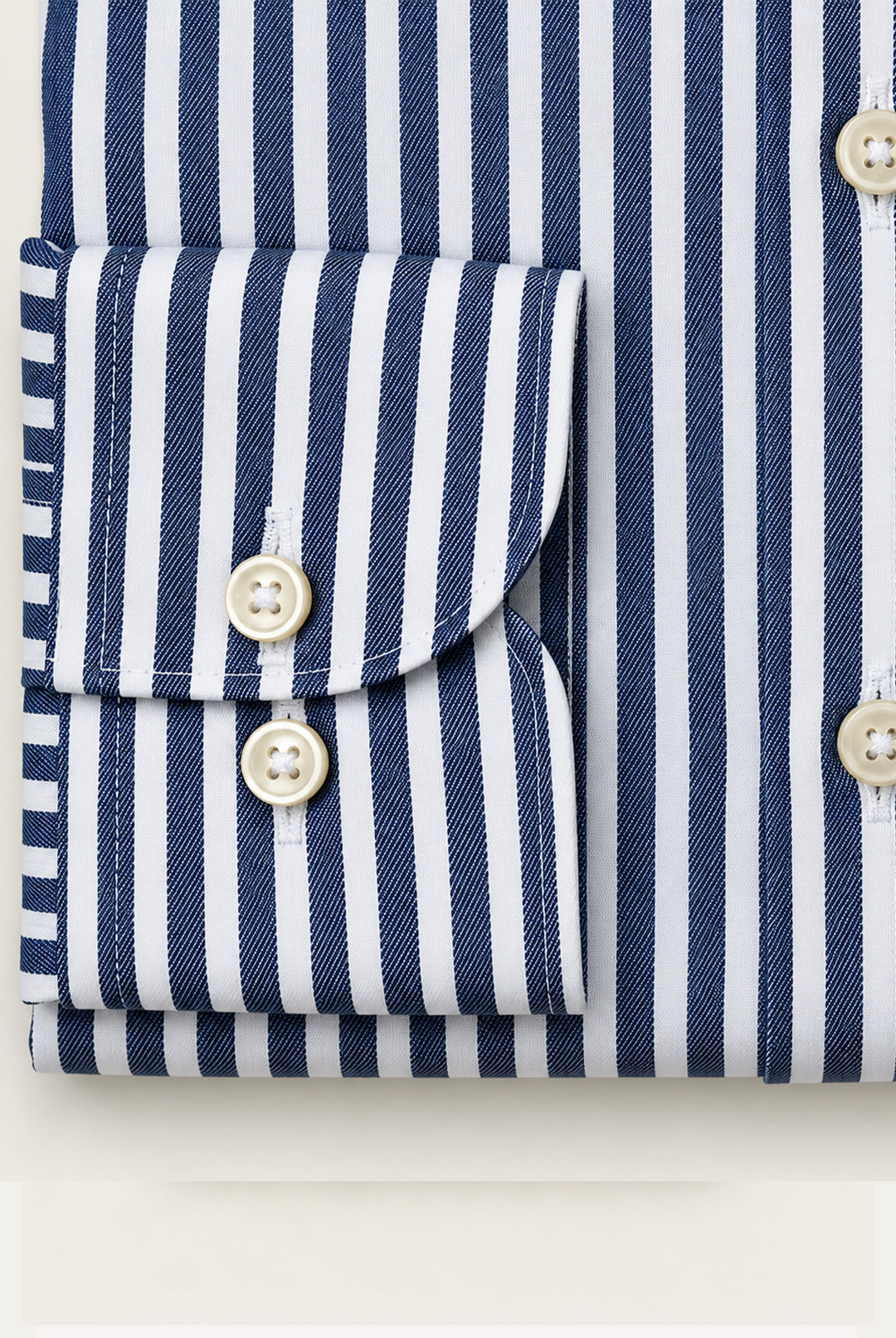 Luxor Business shirt, Modern Fit, New Kent - Marine Stripe