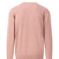 FINE-KNIT SWEATER WITH A CREW NECK - Pale Berry