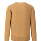 SOFT COTTON SWEATER WITH A V-NECK - Camel