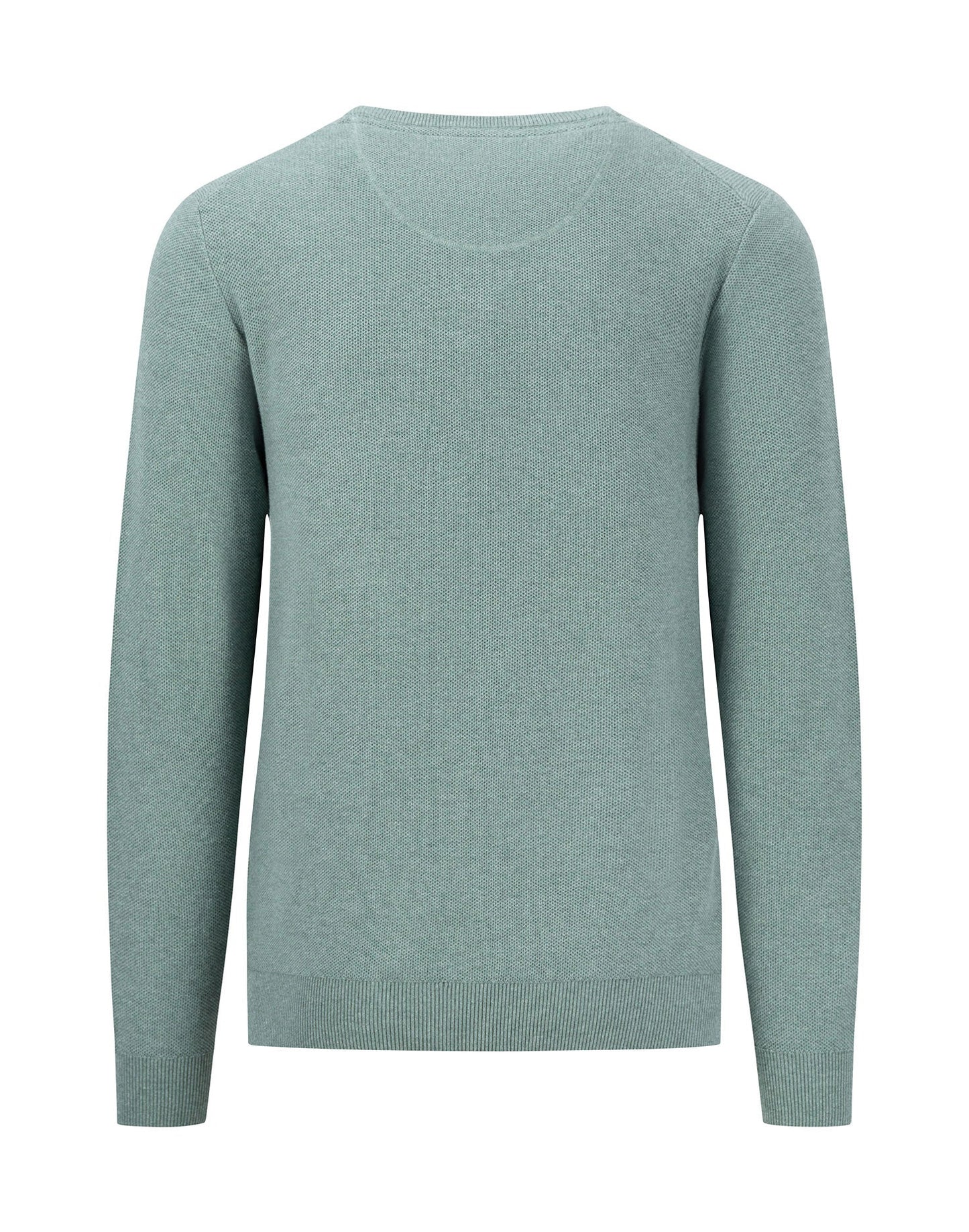 STRUCTURED KNIT SWEATER - Sage Green