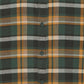 Brushed-cotton Check Shirt - Green
