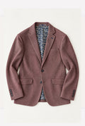 Dale Cotton Blend Textured Jacket – Red