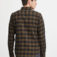 Soft Brushed-Cotton Check Shirt - Brown