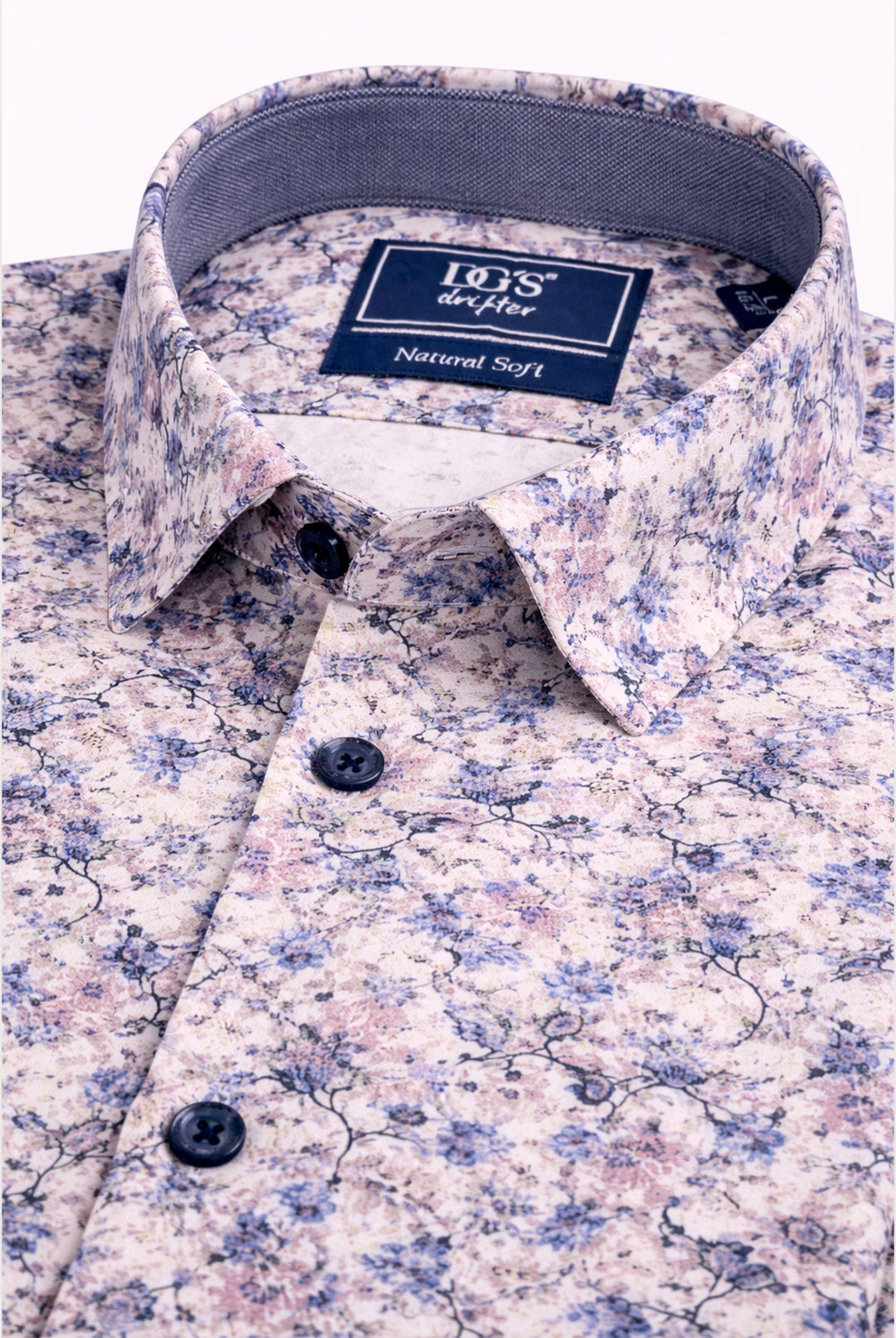 Short Sleeve Floral Shirt - Pink