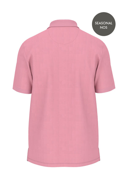 Supima Cotton Polo Shirt Peony Pink