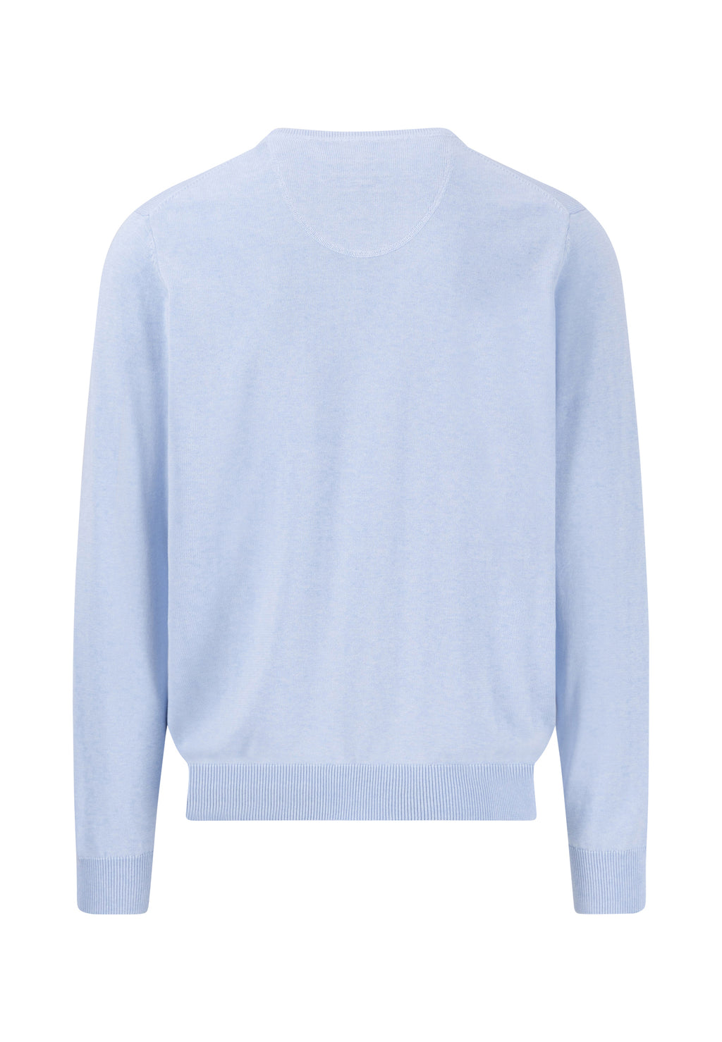 SOFT COTTON SWEATER WITH A V-NECK - Summer Breeze
