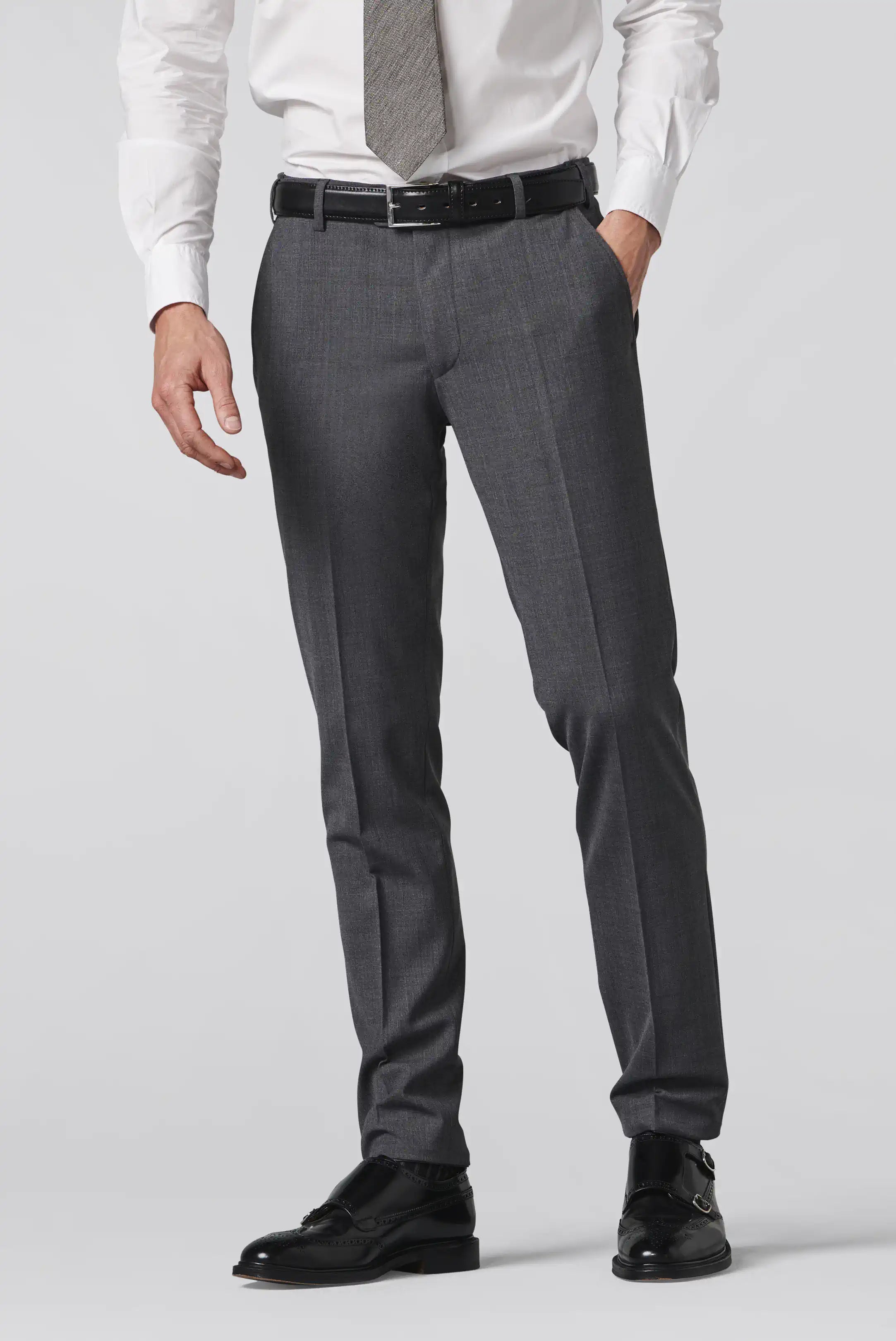 Meyer Roma/ Oslo 9-344 Trousers - Mid Grey