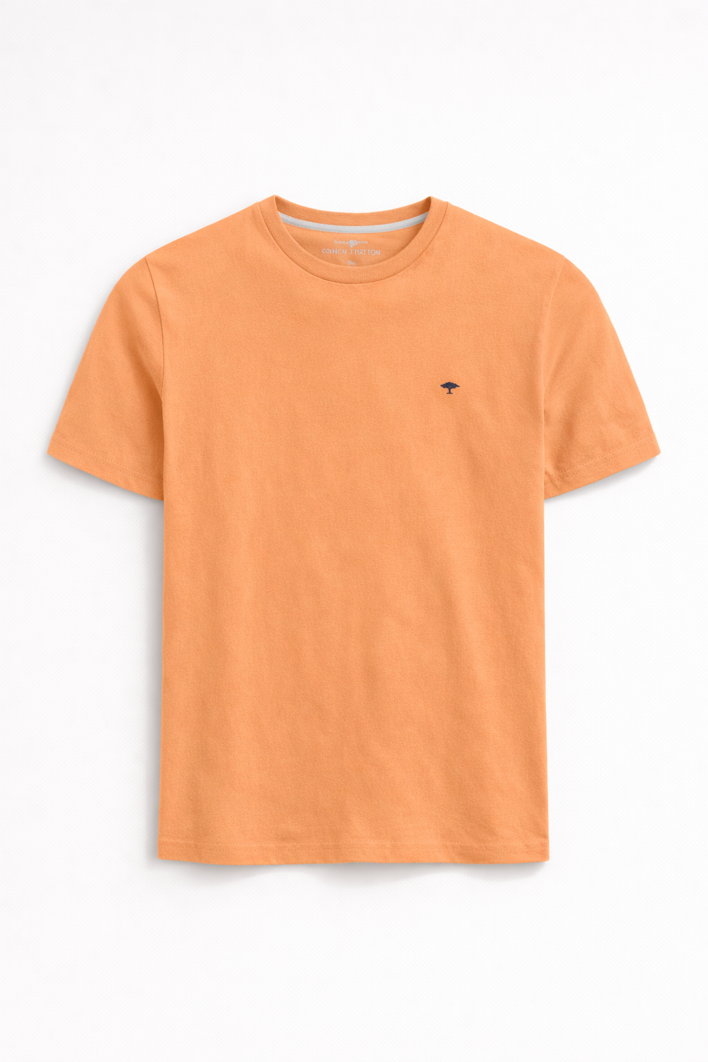 Sustainable Cotton Crew Neck T-Shirt - Tangerine