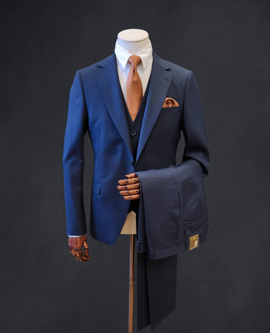 James Tailored Fit Suit Jacket - Navy