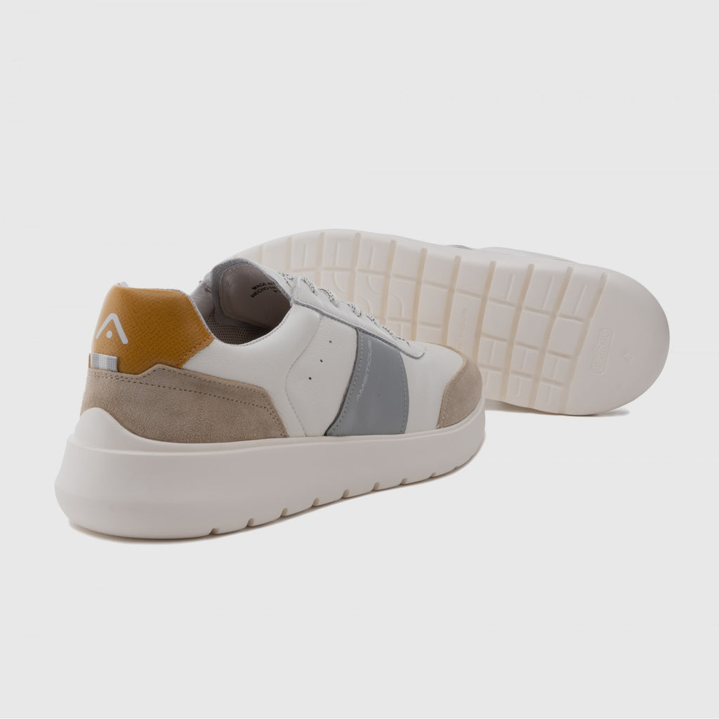 HOVER Panel Sneaker - Beige / White / Sky