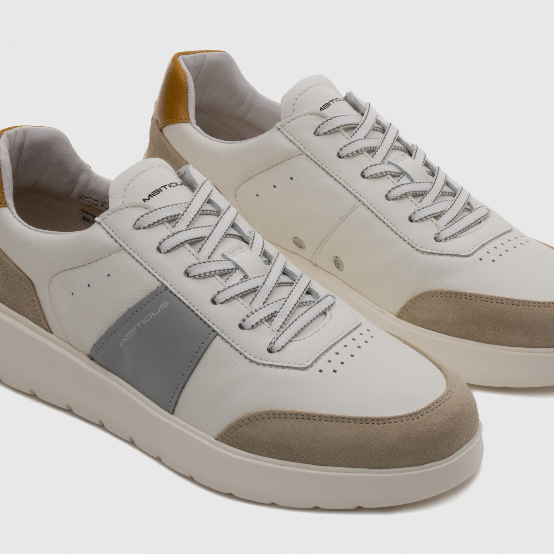 HOVER Panel Sneaker - Beige / White / Sky