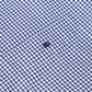 Brushed Cotton Button-Down Long-Sleeve Shirt - Blue Puppytooth Check