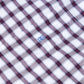 Cotton-Rich Button-Down Long-Sleeve Shirt - Red Check Warm Handle