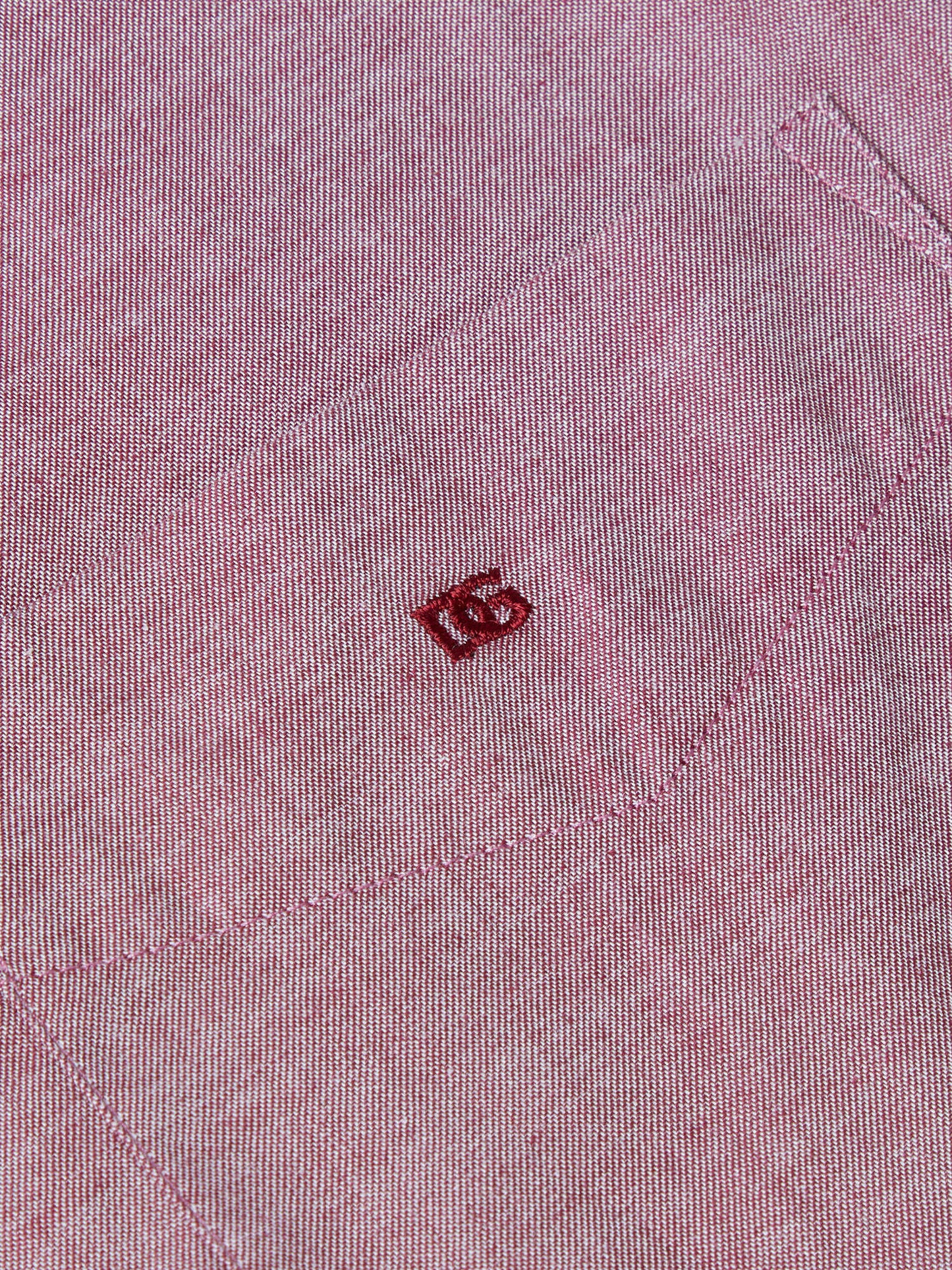 Drifter Pure Cotton Sleeve Shirt - Red Melange