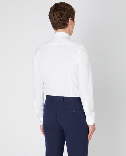 Slim Fit Long Sleeve Shirt - White