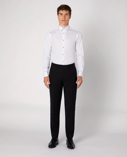Tapered Fit Dress Shirt with Removable Studs