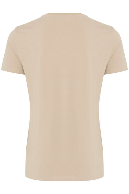 CFDAVIDE Plain Slim Tee - Beige