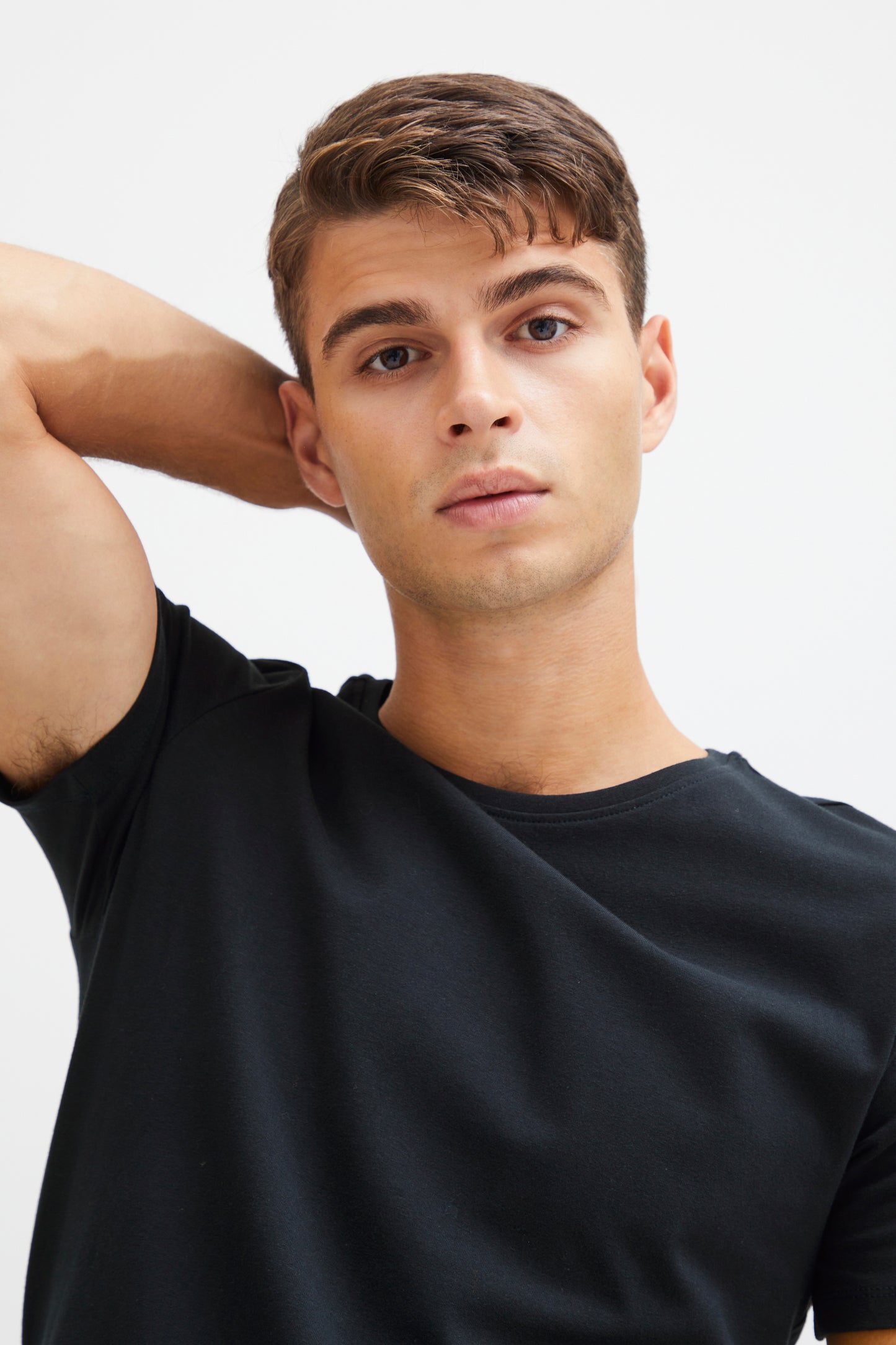 CFDAVIDE Plain Slim Tee - Navy