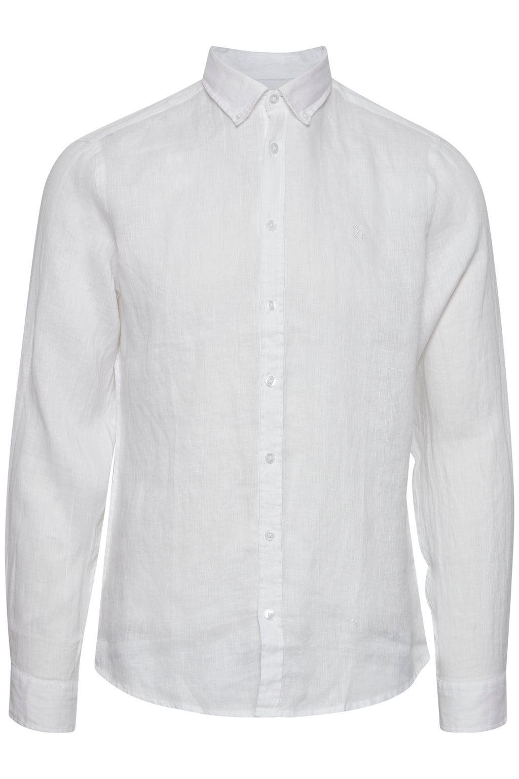 CFANTON Linen Long Sleeve Shirt - White