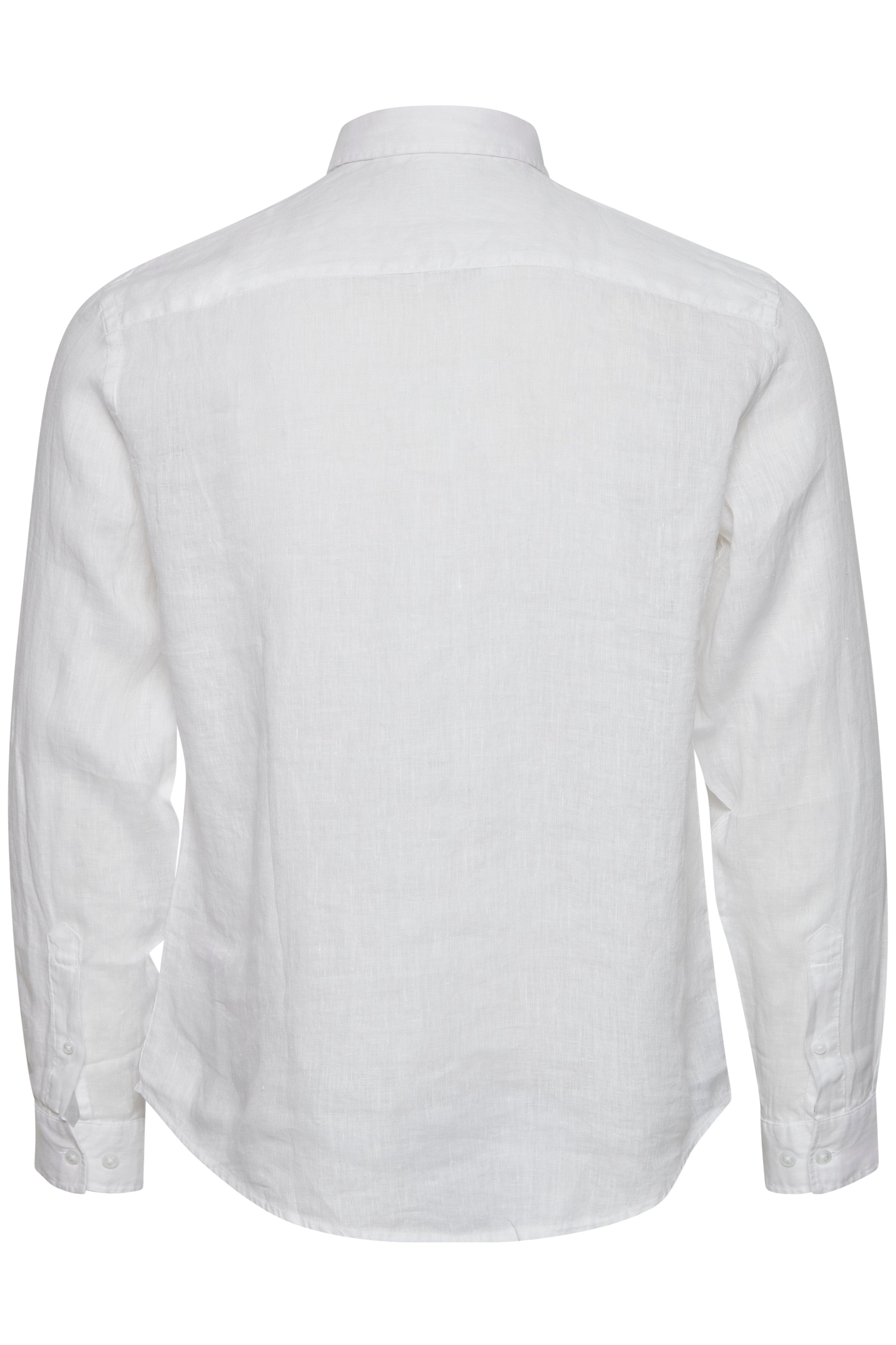 CFANTON Linen Long Sleeve Shirt - White
