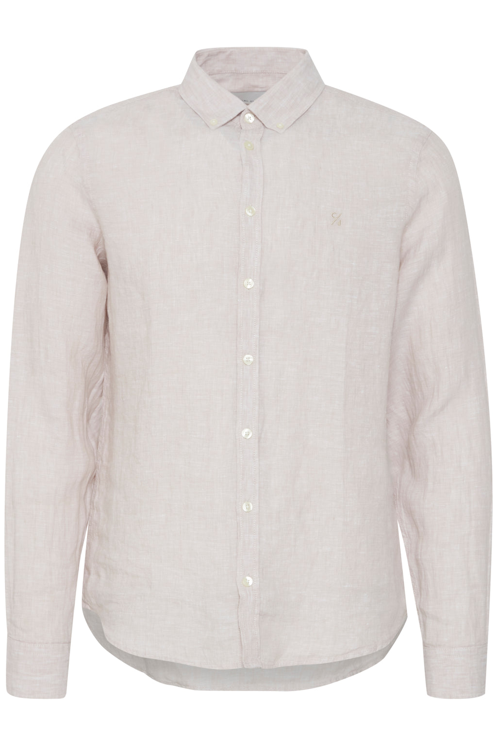 CFANTON Linen Long Sleeve Shirt - Beige
