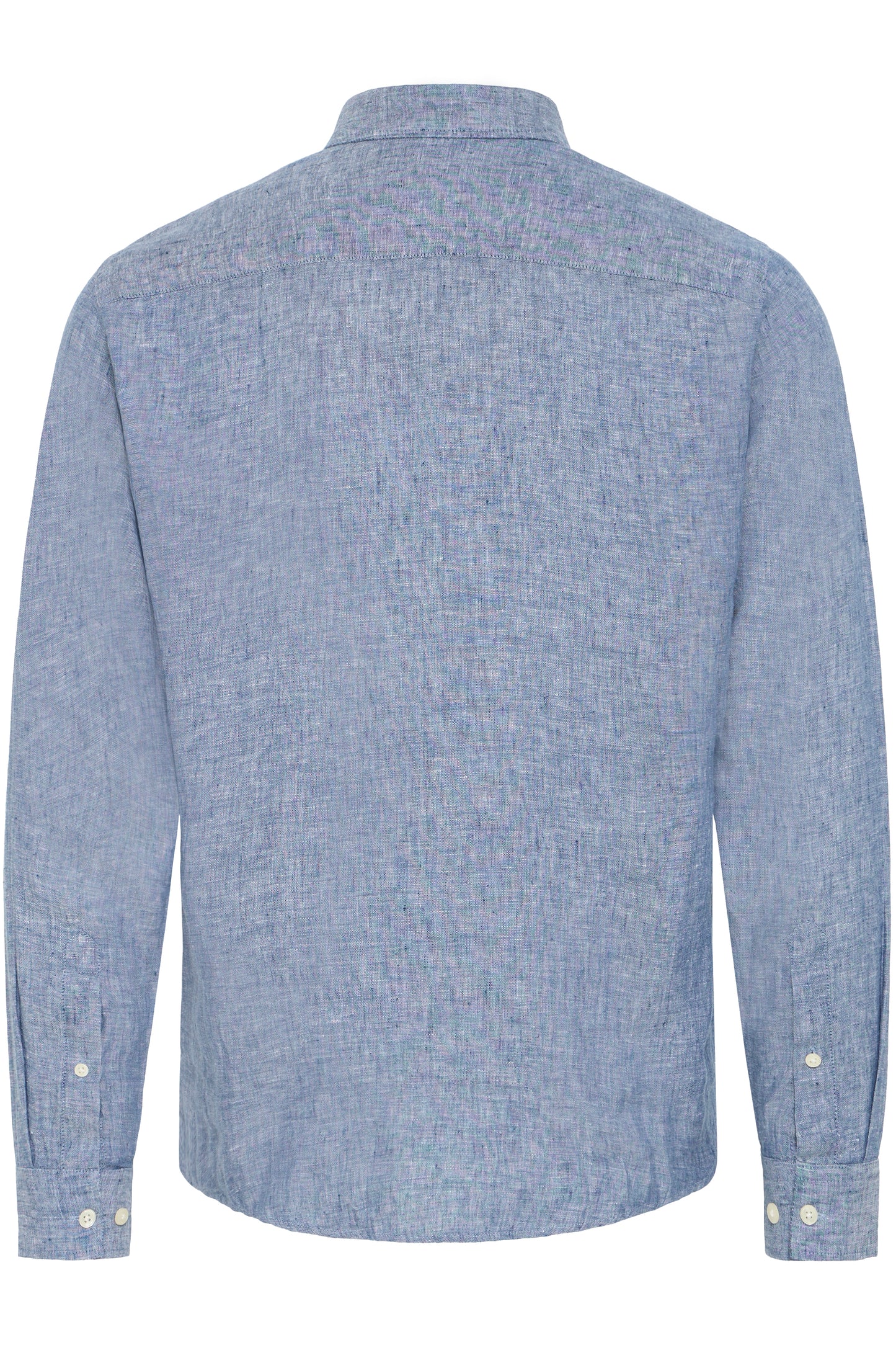 CFANTON Linen Long Sleeve Shirt - Sky Blue