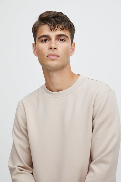 Lightweight Crew Sweater - Stone