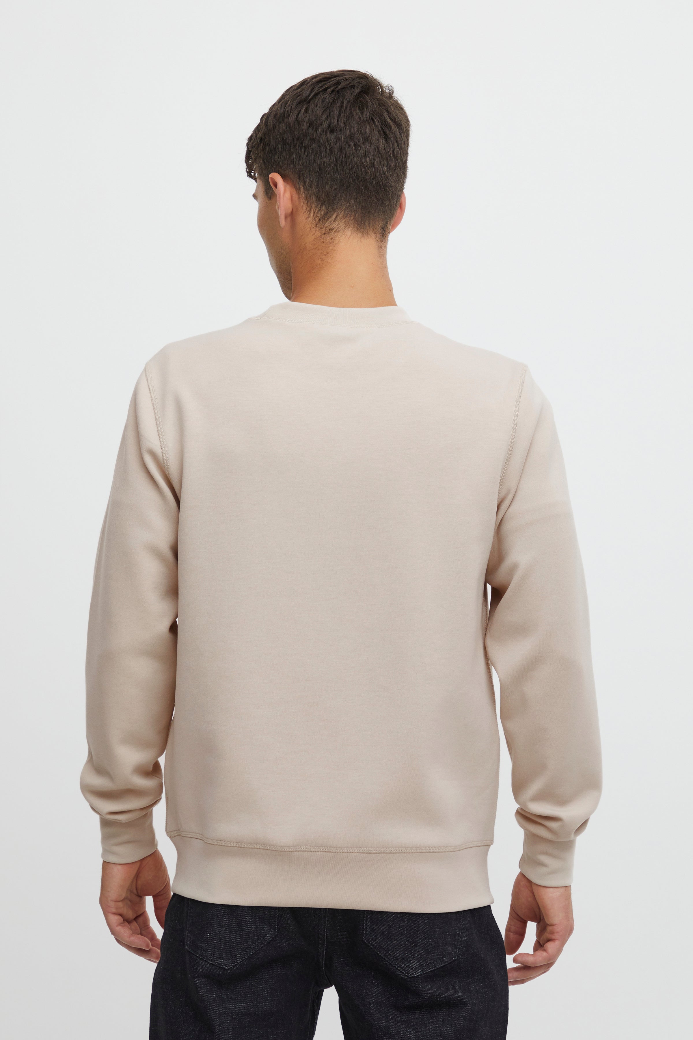 Lightweight Crew Sweater - Stone
