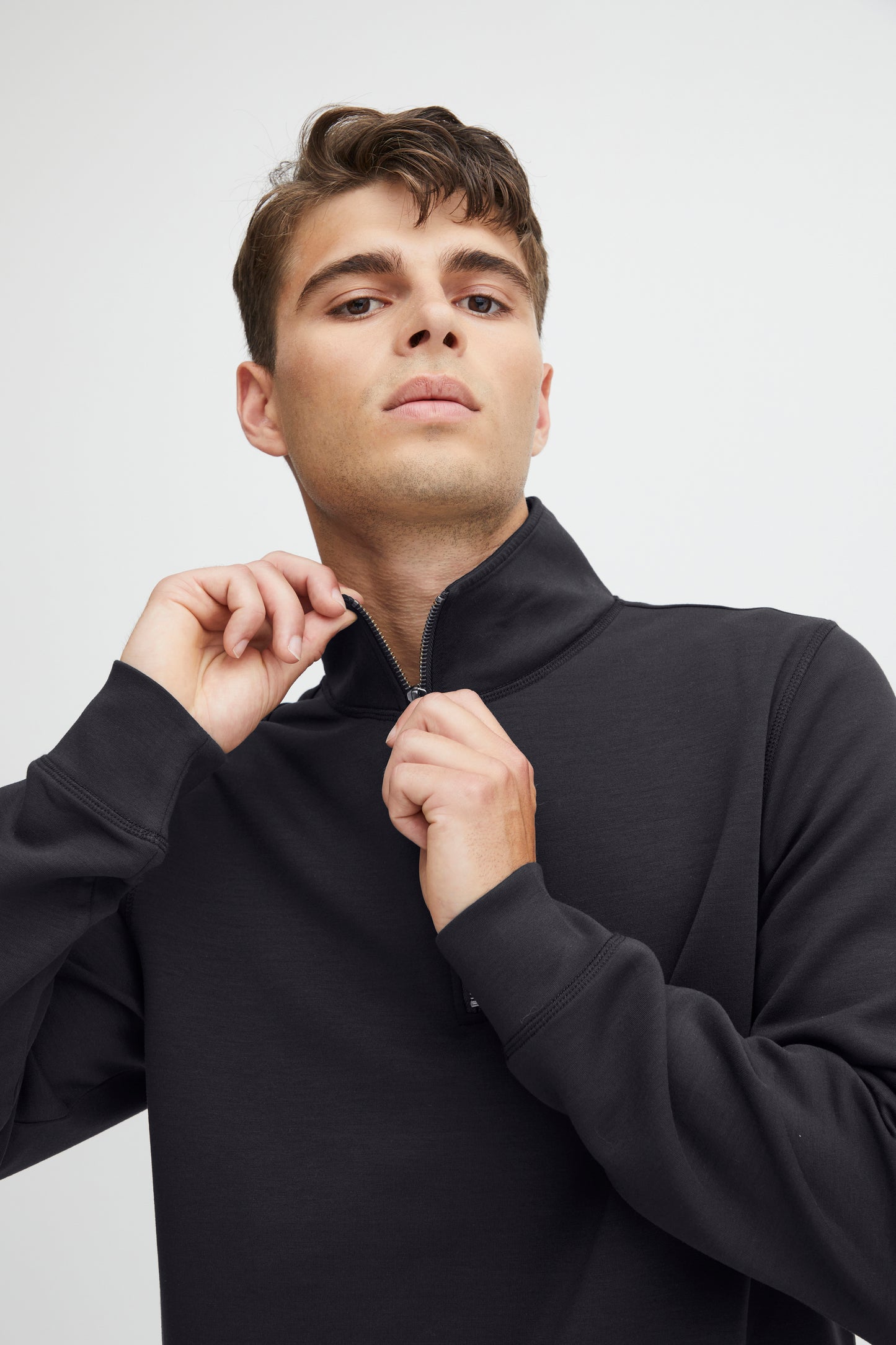 CFSEBASTIAN Quarter Zip Sweatshirt - Navy