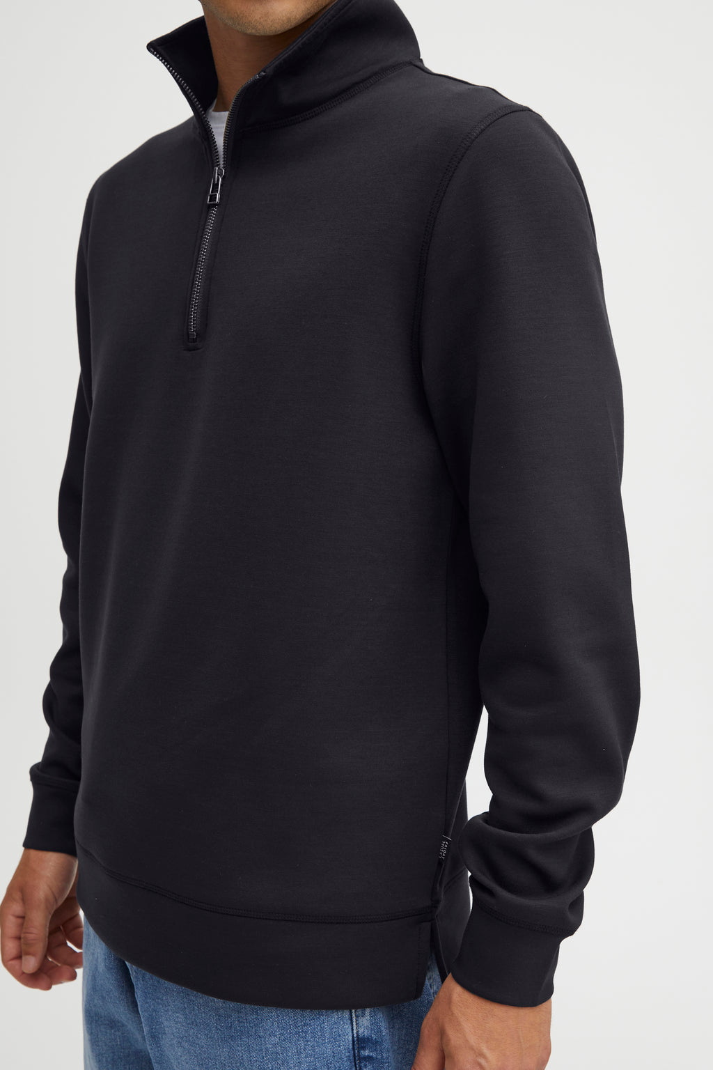 CFSEBASTIAN Quarter Zip Sweatshirt - Navy