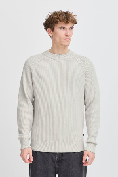 Classic Fine Cable Knit Cotton Jumper - Ecru