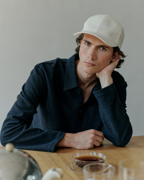Warm-Handle Cotton Blend Over-Shirt - Charcoal