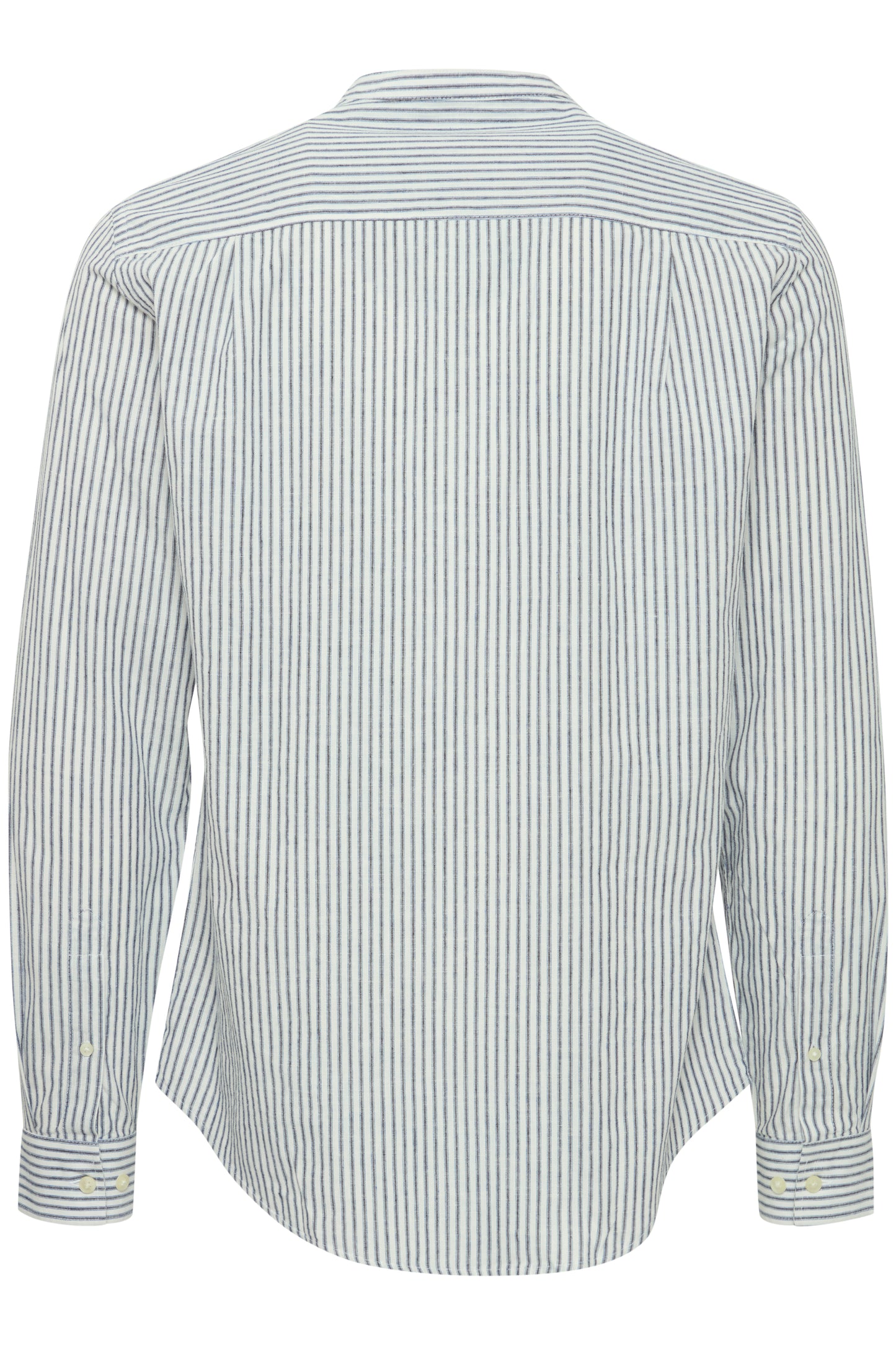 CFANDREW Striped Linen Mix Shirt - Blue