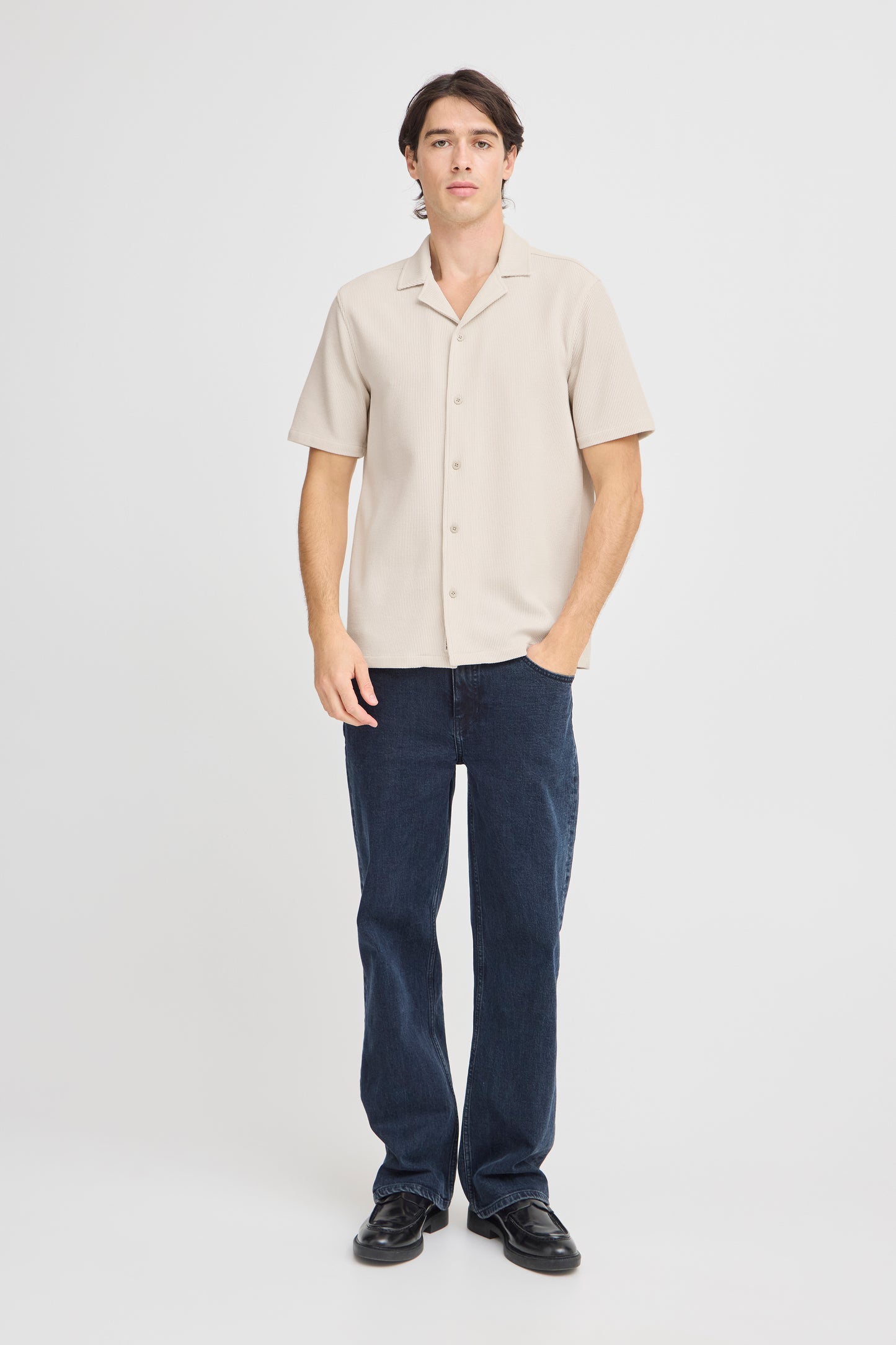 CFARCHER Stretch Shirt - Stone