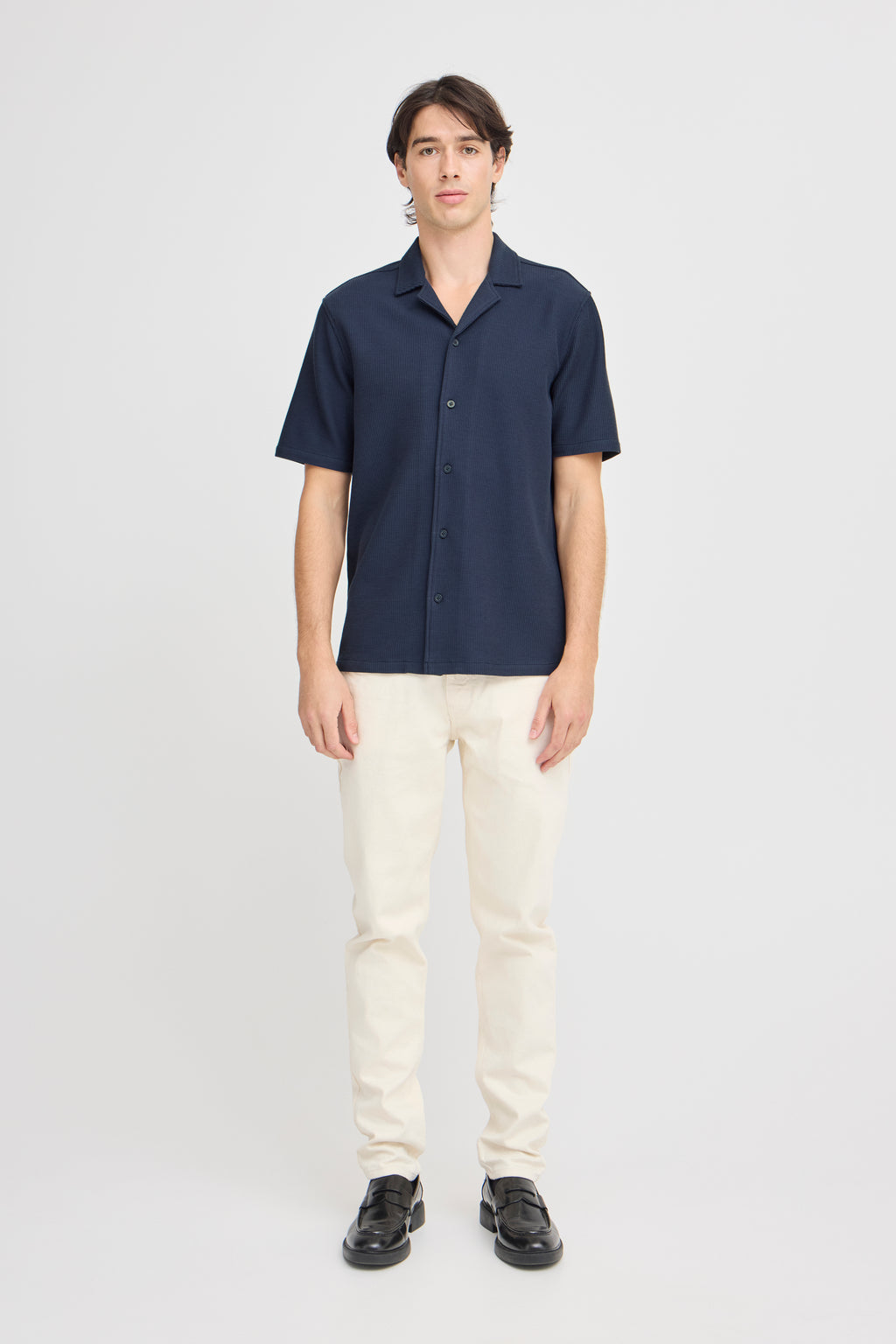 CFARCHER Stretch Shirt - Navy