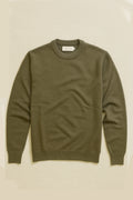 Olive Green Soft Wool Knit Jumper