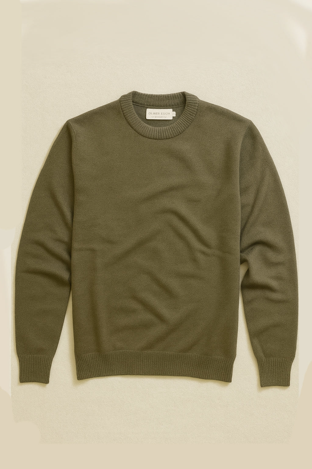 Olive Green Soft Wool Knit Jumper