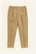 Relaxed Fit Pleated Trousers - Tan