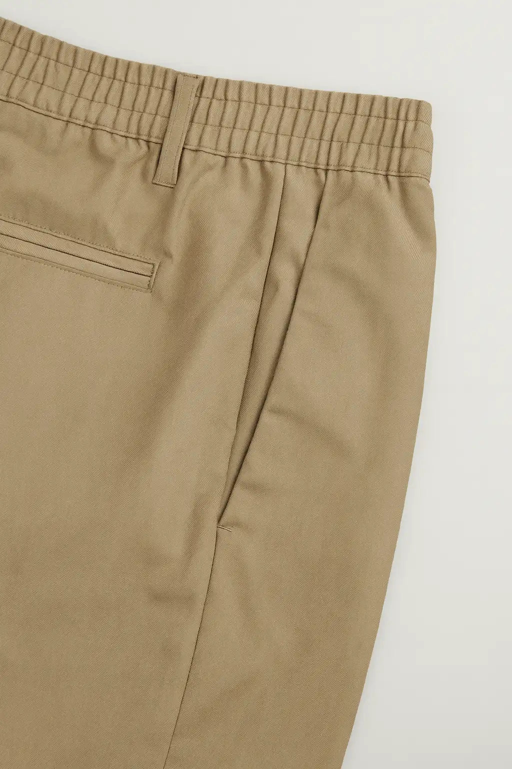 Relaxed Fit Pleated Trousers - Tan