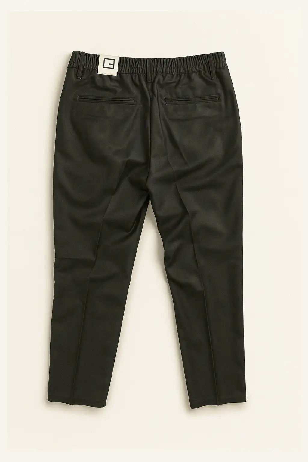 Relaxed Fit Pleated Trousers - Black