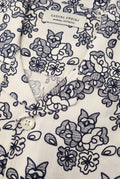 Ornamental Damask Short Sleeve Shirt - White