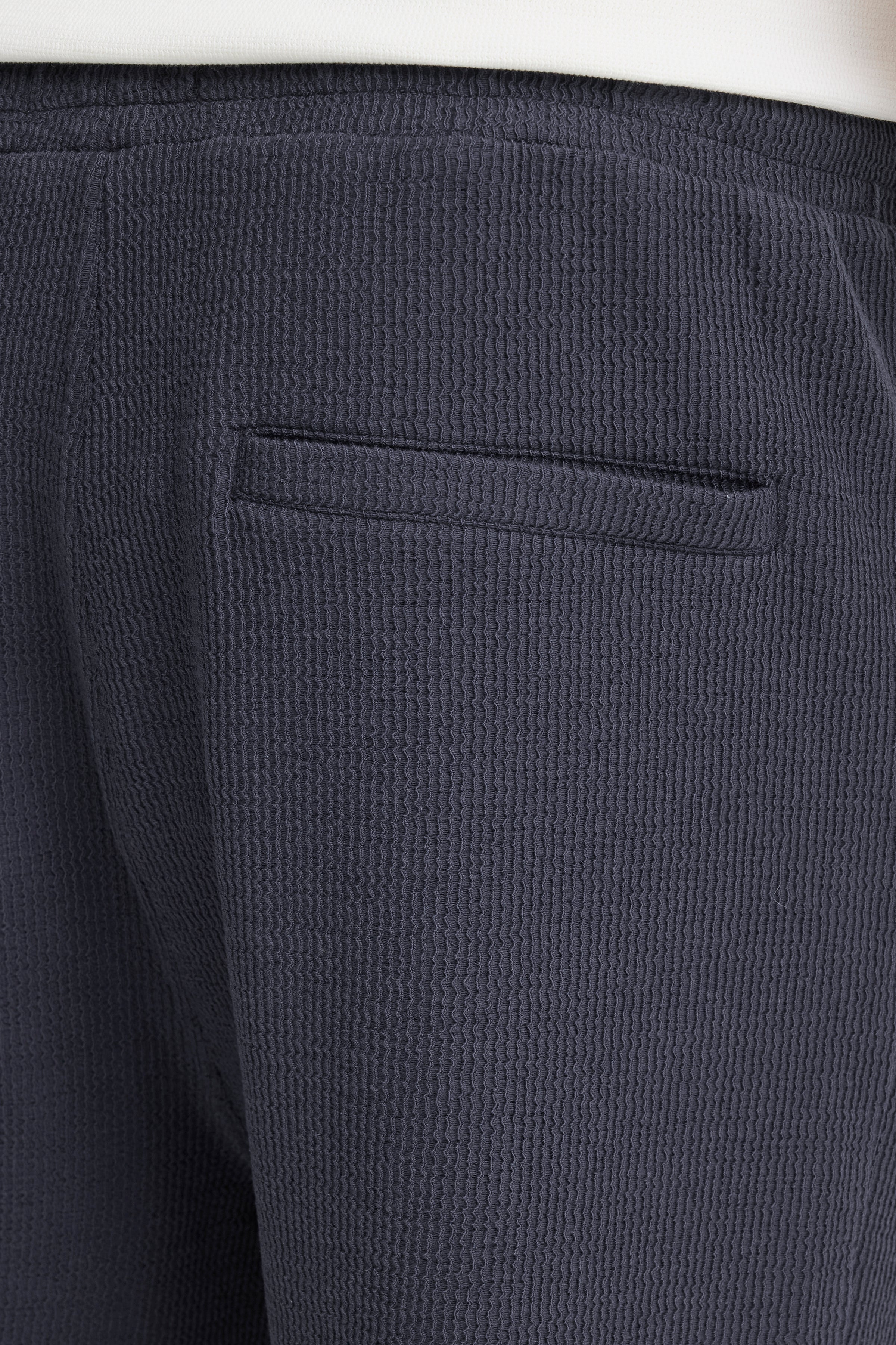 CFARCHER Knitted Stretch Co-Ord Shorts - Navy