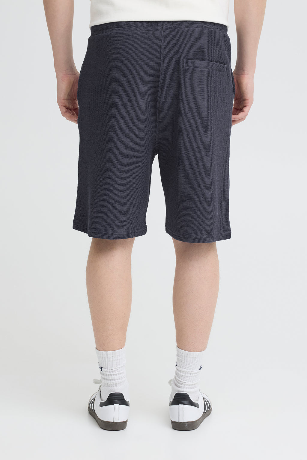 CFARCHER Knitted Stretch Co-Ord Shorts - Navy