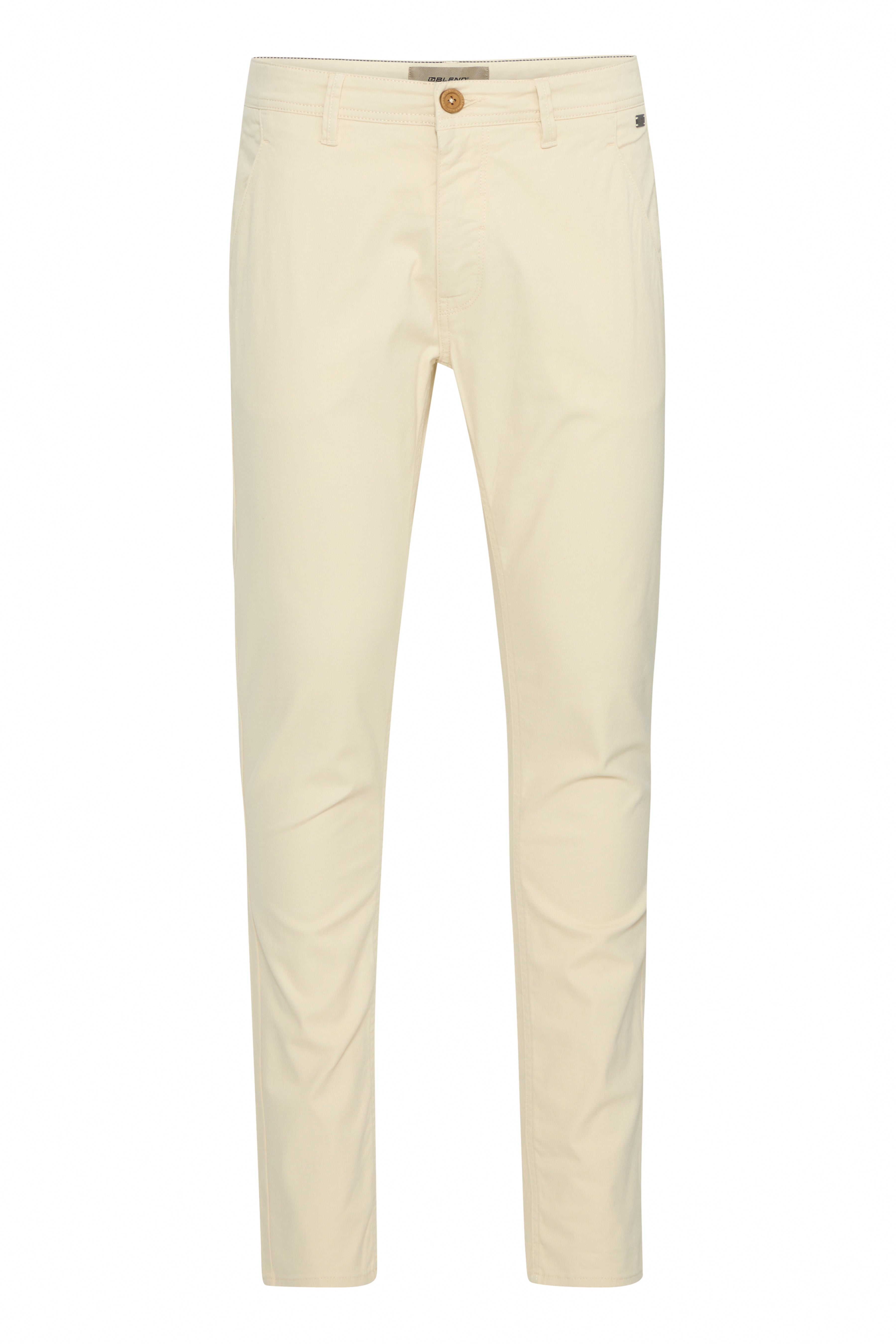 Stretch Slim Chinos - Bleached Sand