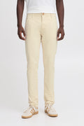 Stretch Slim Chinos - Bleached Sand
