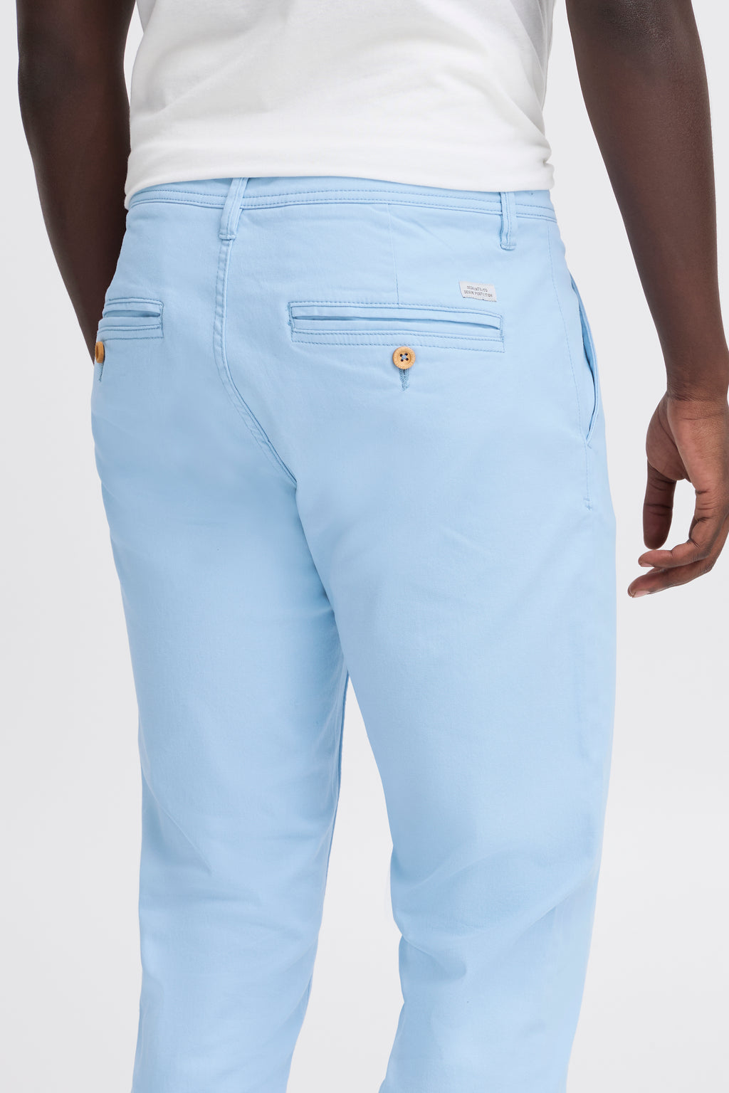 Stretch Slim Chinos - Bluebell