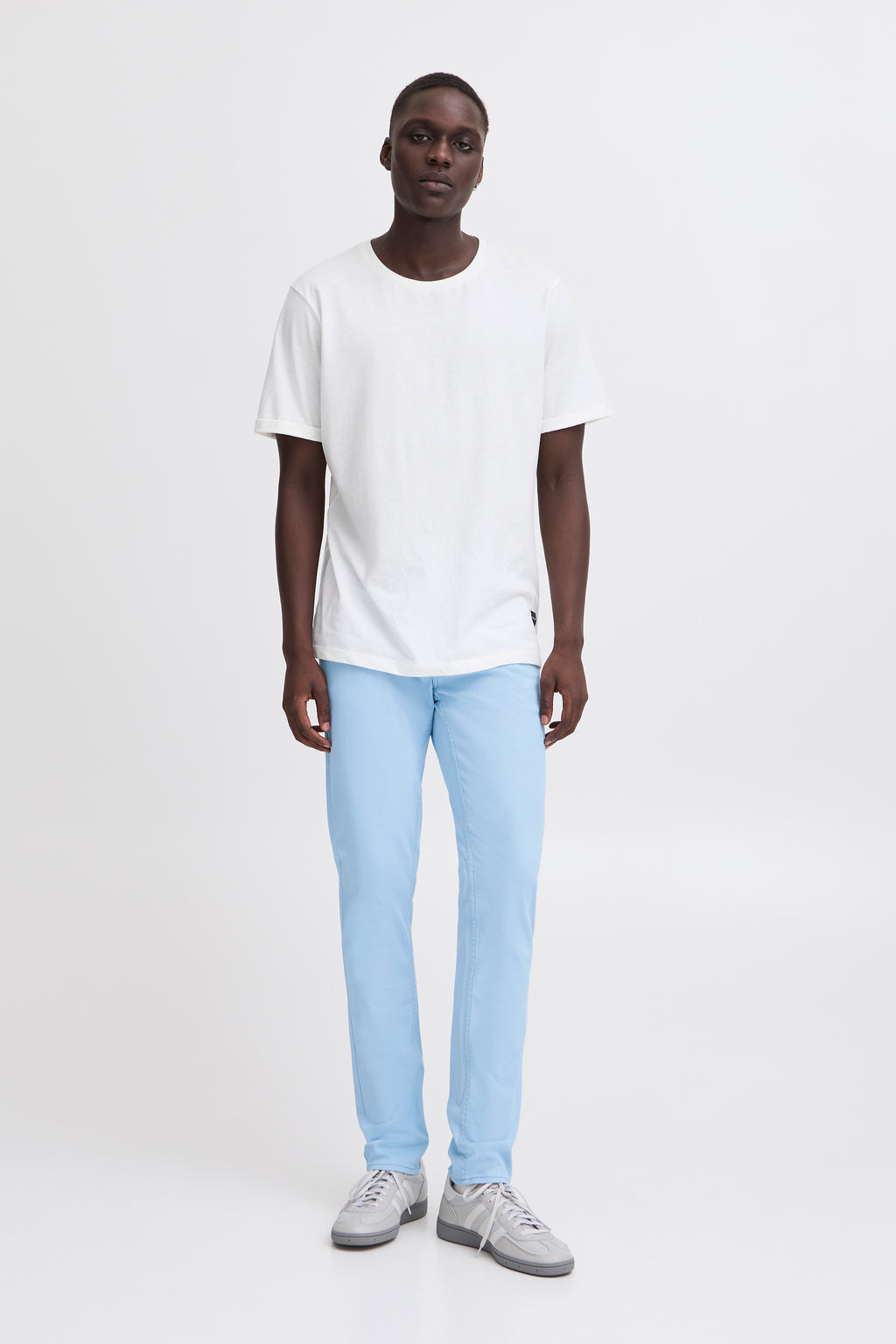 Stretch Slim Chinos - Bluebell